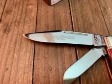Schatt and Morgan Medium Stockman Keystone Series 17 2007 Crimson Red Bone