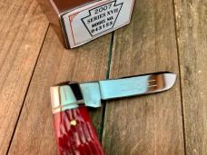 Schatt and Morgan Medium Stockman Keystone Series 17 2007 Crimson Red Bone