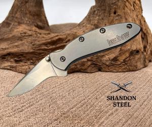 KERSHAW CHIVE (1600) FRAME LOCK FOLDING KNIFE ~ KEN ONION VERY GOOD CONDITION 54