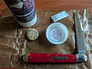 Great Eastern Cutlery GEC 65 651122 Indian Paint Brush Jigged Bone