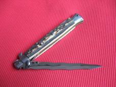 Vintage Italian 11" Rostfrei STAG KRISS Stiletto Switchblade Knife.