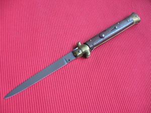 Vintage B Rostfrei (Early Beltrame) Italian 11" Rosewood Stiletto Switchblade Knife.