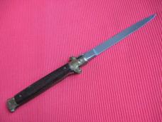 Vintage B Rostfrei (Early Beltrame) Italian 11" Rosewood Stiletto Switchblade Knife.