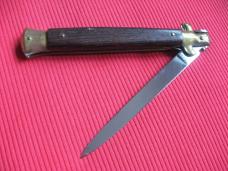 Vintage B Rostfrei (Early Beltrame) Italian 11" Rosewood Stiletto Switchblade Knife.