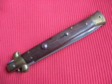Vintage B Rostfrei (Early Beltrame) Italian 11" Rosewood Stiletto Switchblade Knife.
