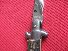 Vintage Italian 11" Rostfrei STAG KRISS Stiletto Switchblade Knife.