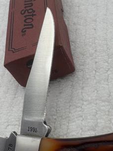 Remington 1991 Mini Trapper Bullet Knife #R1178 New In Box