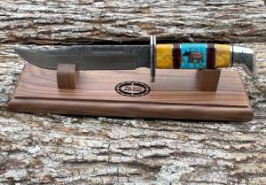 BUCK 119 ** DAVID YELLOWHORSE CUSTOM GRIZZLY TRACKS ARTIST PROOF