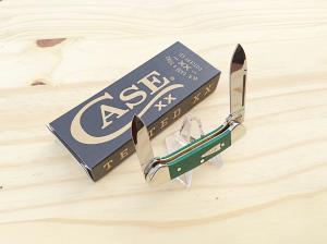 Case Baby Butterbean Pocket Knife - 64532 Smooth Spruce Green Handle - New