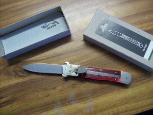 Hubertus Knife Shellpuller Patronenzieher Solingen Germany Rare Red Bone Large Size 11 UNUSED NIB