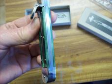 Hubertus Knife Shellpuller Patronenzieher Solingen Germany Rare Green Bone Large Size 11 UNUSED NIB.