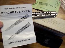 Benchmade Bali-Song Rare Discontinued Model # 30 Early 1990's UNUSED Orig. Box Sheath Paper