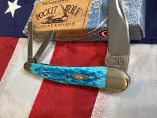 2004 Case xx Whittler Knife (MDL# 6355 WH SS) w/ Sweet Caribbean Blue Bone Handles -NOS & M/NM