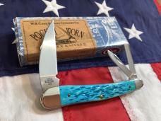 2004 Case xx Whittler Knife (MDL# 6355 WH SS) w/ Sweet Caribbean Blue Bone Handles -NOS & M/NM