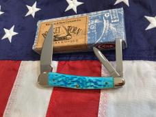 2004 Case xx Whittler Knife (MDL# 6355 WH SS) w/ Sweet Caribbean Blue Bone Handles -NOS & M/NM