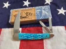 2004 Case xx Whittler Knife (MDL# 6355 WH SS) w/ Sweet Caribbean Blue Bone Handles -NOS & M/NM