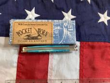 2004 Case xx Whittler Knife (MDL# 6355 WH SS) w/ Sweet Caribbean Blue Bone Handles -NOS & M/NM