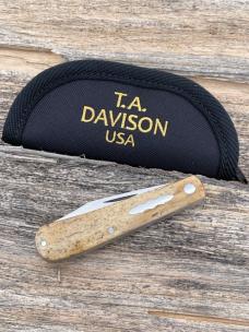 TODD T.A. DAVISON OOSIK BONE CPM 154 SHADOW JACK KNIFE