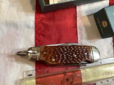 Remington 1996 Trailhand (R3843) Bullet Knife w/ Derlin Handles -NOS in orig box 