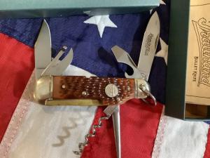 Remington 1996 Trailhand (R3843) Bullet Knife w/ Derlin Handles -NOS in orig box 