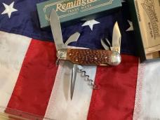 Remington 1996 Trailhand (R3843) Bullet Knife w/ Derlin Handles -NOS in orig box 