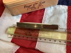 Bear & Son Stockman w/ Flashy Mother of Pearl Handles in Orig Tin -NOS