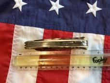 Vintage J A Henckels 2 Blade Multi Blade Knife & Super Stag Handles mdl# 2106