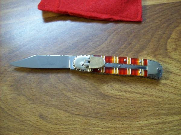 Hubertus Knife Solingen Germany Small Custom 08 Rare Candy Stripe 1 of 1 Lillyput UNUSED Hubertus Knife Solingen Germany Small Custom 08 Rare Candy Stripe 1 of 1 Lillyput UNUSED