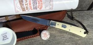 Great Eastern Cutlery P74525 Northfield Stingray Ivory Linen Micarta