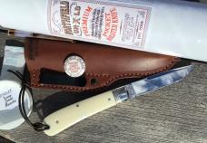 Great Eastern Cutlery P74525 Northfield Stingray Ivory Linen Micarta