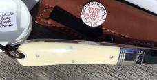 Great Eastern Cutlery P74525 Northfield Stingray Ivory Linen Micarta