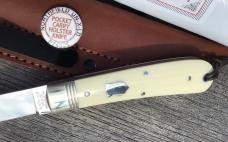 Great Eastern Cutlery P74525 Northfield Stingray Ivory Linen Micarta