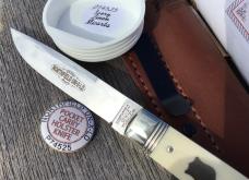 Great Eastern Cutlery P74525 Northfield Stingray Ivory Linen Micarta