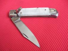 Older Italian Clip Blade Leverlock Switchblade Knife