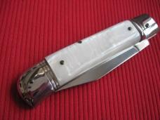 Older Italian Clip Blade Leverlock Switchblade Knife