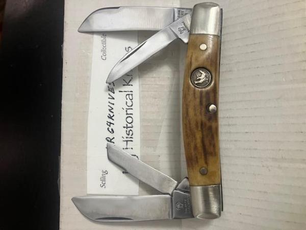 STAG HANDLE CONGRESS HEN & ROOSTER STAG HANDLE CONGRESS HEN & ROOSTER