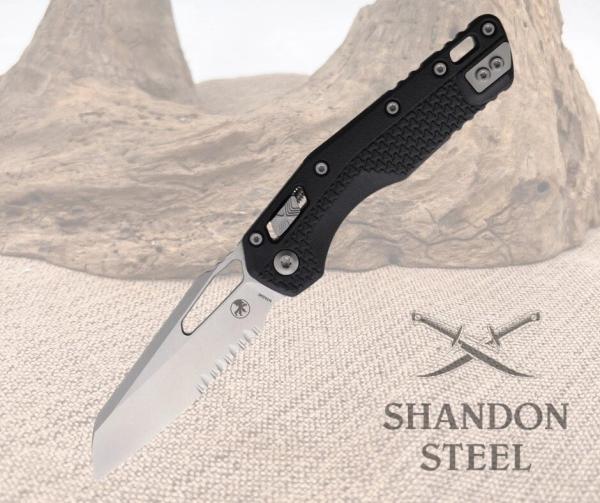 Microtech Knives MSI RAM-Lok 210T11PMBK Polymer M390MK Pocket Knife Stainless Microtech Knives MSI RAM-Lok 210T11PMBK Polymer M390MK Pocket Knife Stainless