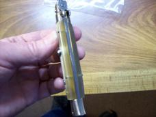 Renzo Beltrame 9 Incher Flat Ground Blade Swivel Honey Horn Beauty Looks UNUSED!
