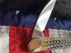 Case xx collectors club, 2002 Seahorse Whittler (Mdl# 6355WH SS) w/ Burnt Moss Bone Handles -NOS