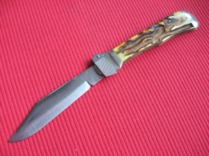 Vintage JAEGER BROS. Stag AERIAL Switchblade Knife
