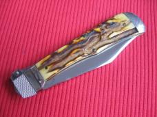 Vintage JAEGER BROS. Stag AERIAL Switchblade Knife