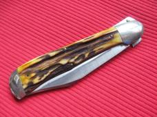 Vintage JAEGER BROS. Stag AERIAL Switchblade Knife
