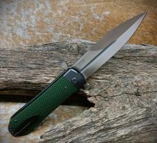 Ganzo Samson Adimanti Folding Liner Lock Knife D2 Blade OD Green G10 Handles