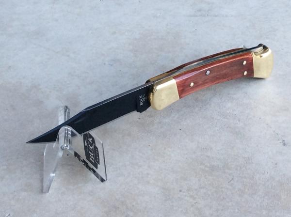 110 Folding Hunter - Build Out - Rosewood/Brass Black BOS S30V Blade - New