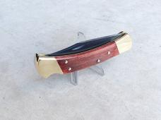 110 Folding Hunter - Build Out - Rosewood/Brass Black BOS S30V Blade - New