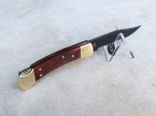 110 Folding Hunter - Build Out - Rosewood/Brass Black BOS S30V Blade - New