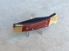 110 Folding Hunter - Build Out - Rosewood/Brass Black BOS S30V Blade - New
