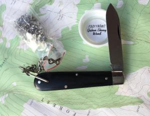 Great Eastern Cutlery Tidioute 152118 Bail & Chain Gabon Ebony NEW 264 made