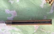Smith & Sons Mudbug (sodbuster type) Lockback Natural Burlap Micarta Stonewash drop point