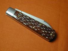 Beaver Falls Cutlery 2024 Bourbon Jigged Bone Jack Knife from Cooper Cutlery Integral Bolsters NMIB